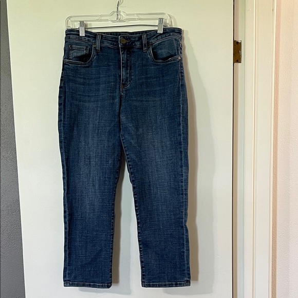 Kut from the Kloth Women's Dark Blue Ankle Jeans - Picture 1 of 7